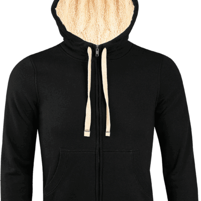 veste sherpa personnalisée noire pilou shop 64