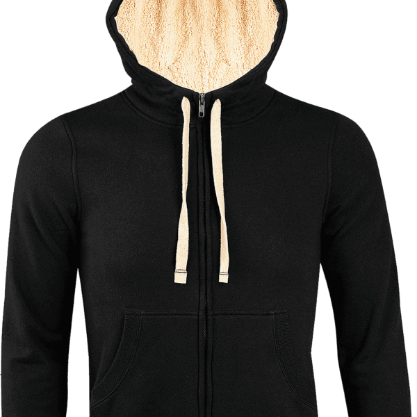 veste sherpa personnalisée noire pilou shop 64