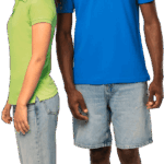 polo premium – personnalisation ultra pro Jeunes portant polos colorés décontractés Kariban