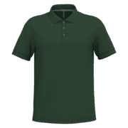 Polo vert à manches courtes