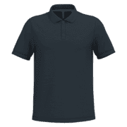 Polo bleu marine à manches courtes