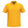 Polo jaune uni à manches courtes.