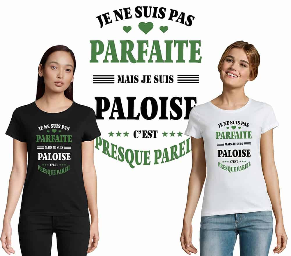 tee shirt femme paloise parfaite humour