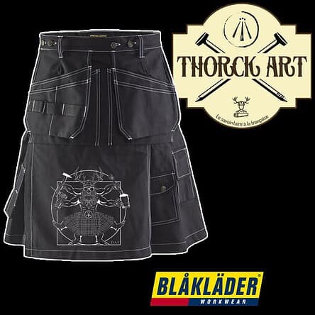 KILT DE TRAVAIL BLAKLADER THORCK ART