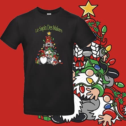 Tee-Shirt Le Sapin des Makers Les Créations de Pépito