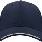 Casquette Atlantis Estoril personnalisable avec visière contrastée marquage logo entreprise Pilou Shop 64 bleu marine