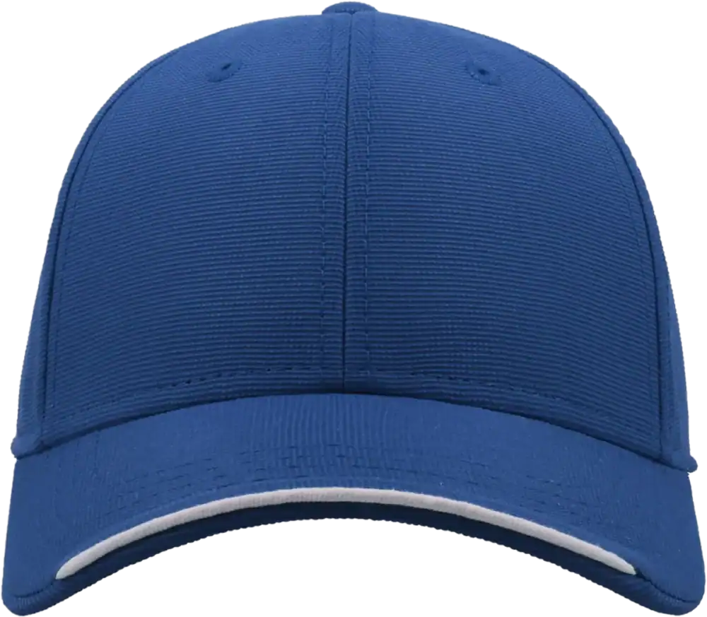 Casquette Atlantis Estoril personnalisable avec visière contrastée marquage logo entreprise Pilou Shop 64 bleu royal