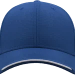 Casquette Atlantis Estoril personnalisable avec visière contrastée marquage logo entreprise Pilou Shop 64 bleu royal