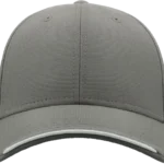 Casquette Atlantis Estoril personnalisable avec visière contrastée marquage logo entreprise Pilou Shop 64 grise