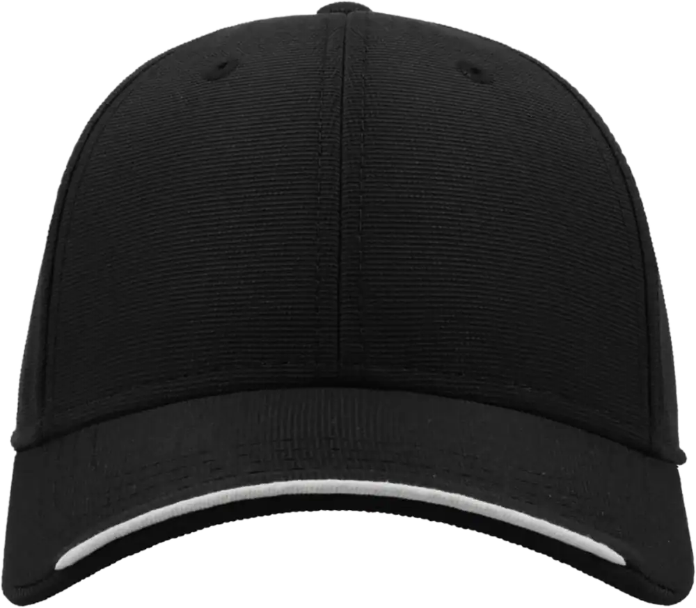 Casquette Atlantis Estoril personnalisable avec visière contrastée marquage logo entreprise Pilou Shop 64 noir