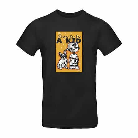 TEE SHIRT SLY BORN TO BE A KID enfant chien born to be a kid