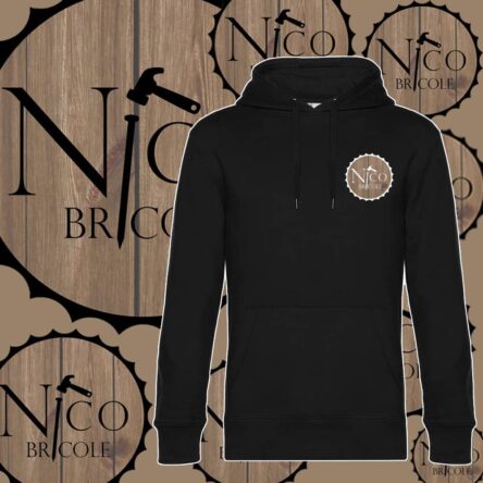 Sweat à Capuche qualité Premium Nico Bricole
