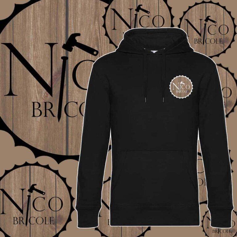 Sweat à Capuche qualité Premium Nico Bricole