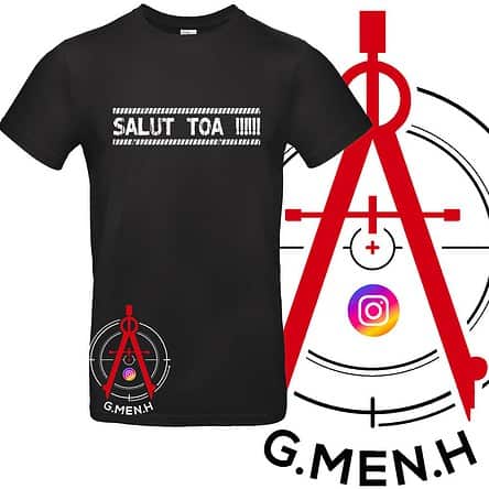 tee shirt g-men-h salut toi