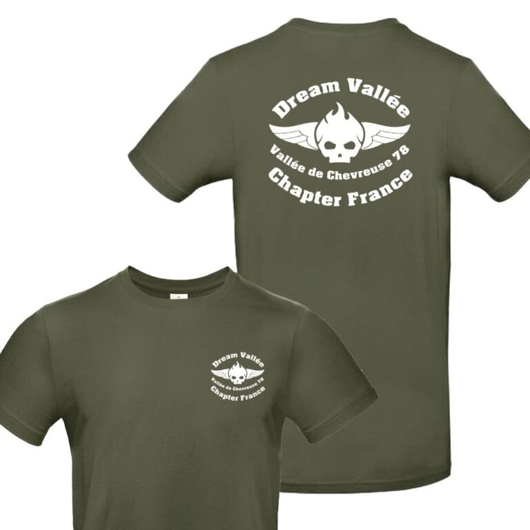 T-shirt kaki Dream Vallée Chevreuse 78