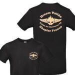 tee shirt homme dream vallée chapter france T-shirt noir Dream Vallée Vallée de Chevreuse 78