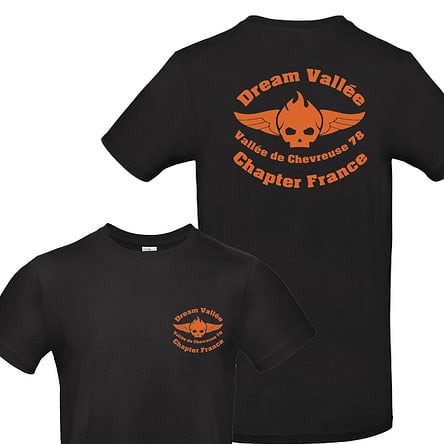 T-shirt noir Dream Vallée Chapitre France