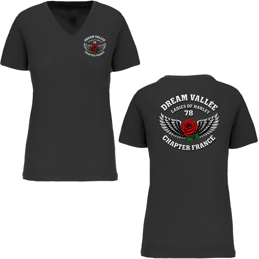 tee shirt NOIR lady dream vallée chapter france