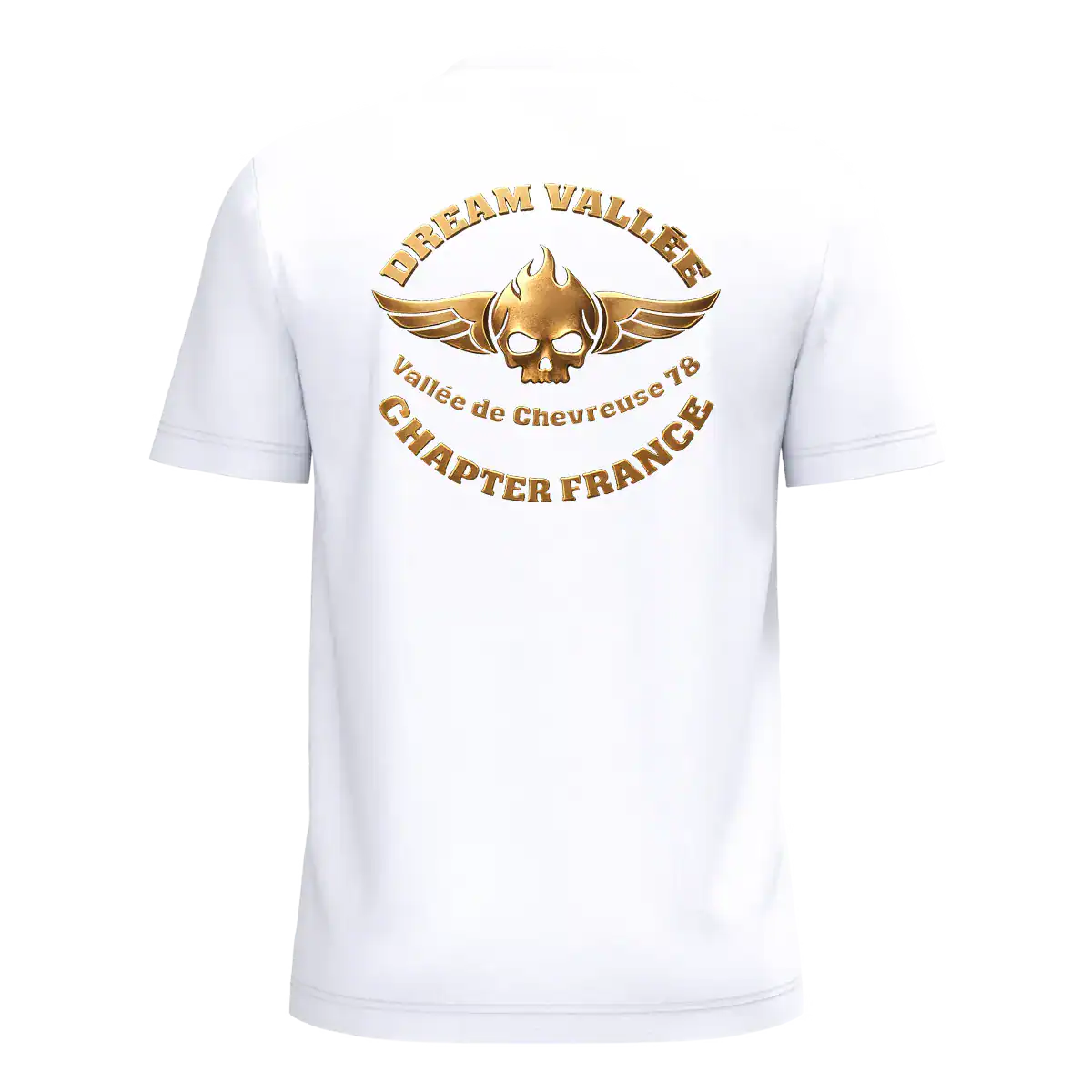 DOS TSHIRT BLANC DREAM VALLEE CHAPTER FRANCE HARLEY DAVIDSON