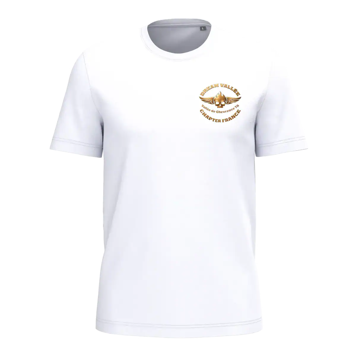 TSHIRT BLANC DREAM VALLEE CHAPTER FRANCE HARLEY DAVIDSON