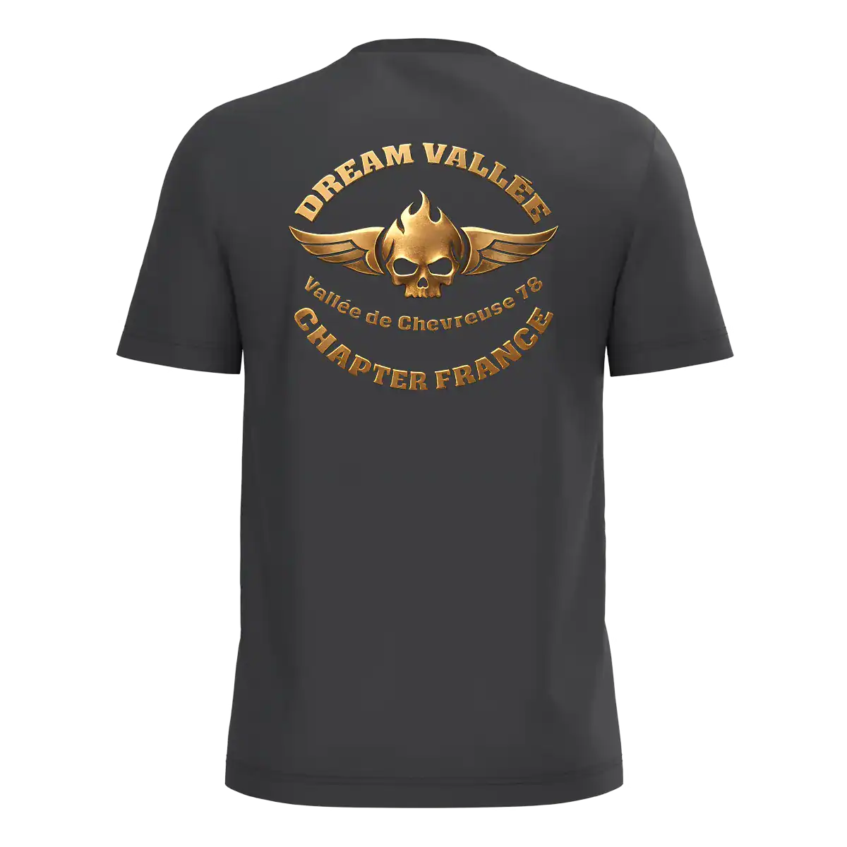 DOS TSHIRT NOIR DREAM VALLEE CHAPTER FRANCE HARLEY DAVIDSON