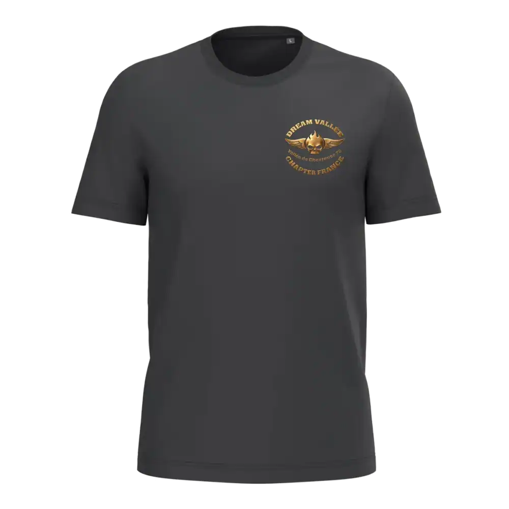TSHIRT NOIR DREAM VALLEE CHAPTER FRANCE HARLEY DAVIDSON