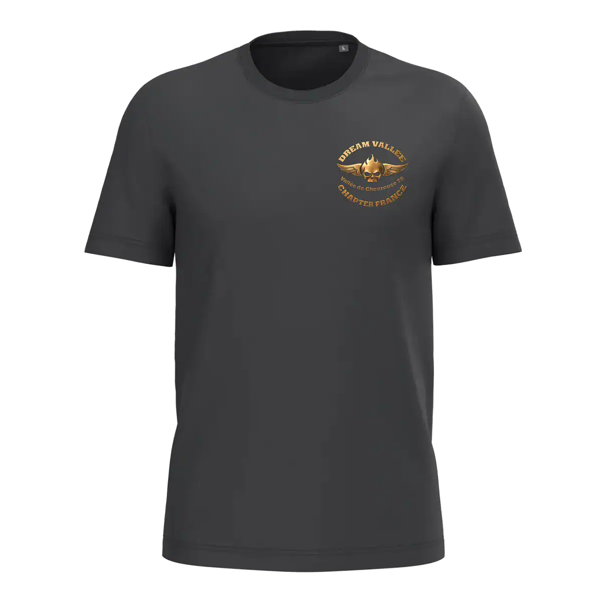 TSHIRT NOIR DREAM VALLEE CHAPTER FRANCE HARLEY DAVIDSON