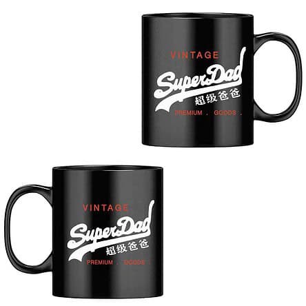 mug superdad cadeau ideal fêtes des pères parodie superdry