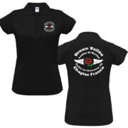 Polo noir Dream Vallée Ladies Of Harley