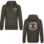 Sweat à capuche vert logo Dream Vallée