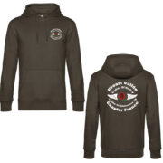 Sweat à capuche vert logo Dream Vallée