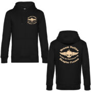 Sweatshirt noir avec logo Dream Vallée.