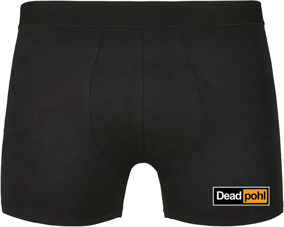 Boxer homme DeadPohl noir édition limitée