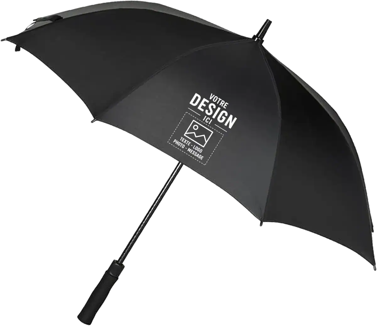 parapluie personnalisé résistant – impression premium logo texte ou image