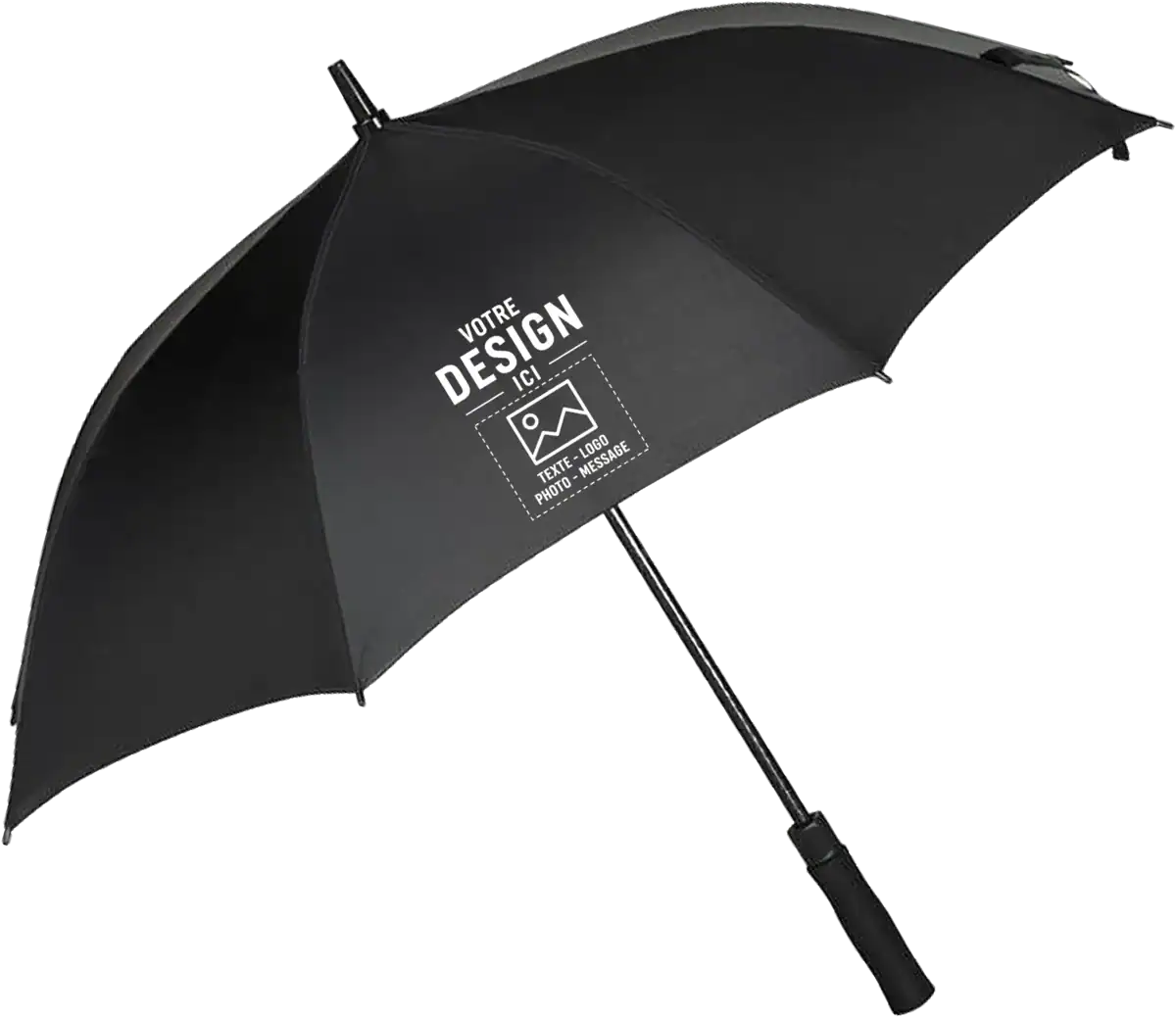 parapluie personnalisé résistant – impression premium logo texte ou image