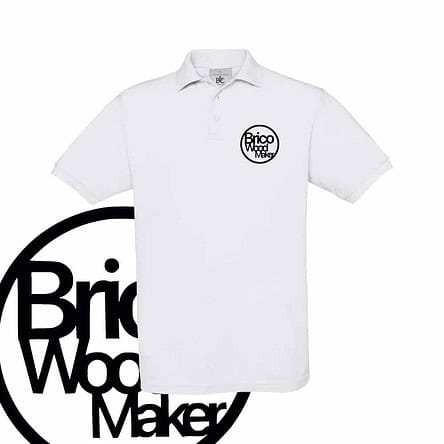polo safran BRICO WOOD MAKER blanc