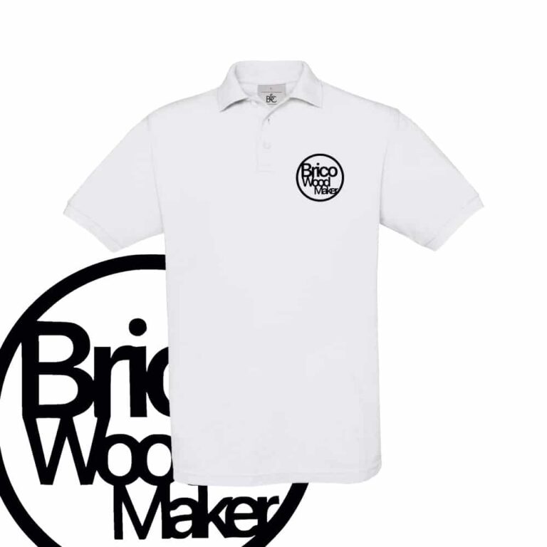 polo safran BRICO WOOD MAKER blanc