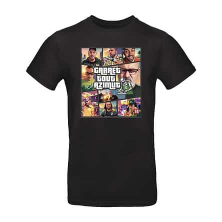 tee shirt garret tout azimut gta avec lbm deapohl making flof le bois d artegus matt bricole brico wood maker et robax