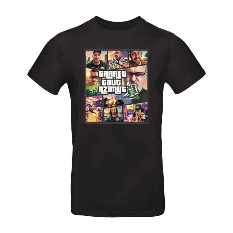 tee shirt garret tout azimut gta avec lbm deapohl making flof le bois d artegus matt bricole brico wood maker et robax