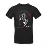 TEE SHIRT NOIR DEMANDOLX les ptites mains