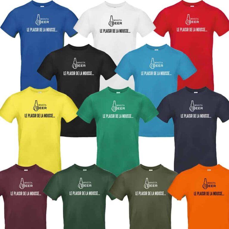 tee shirt instabeer le plaisir de la mousse