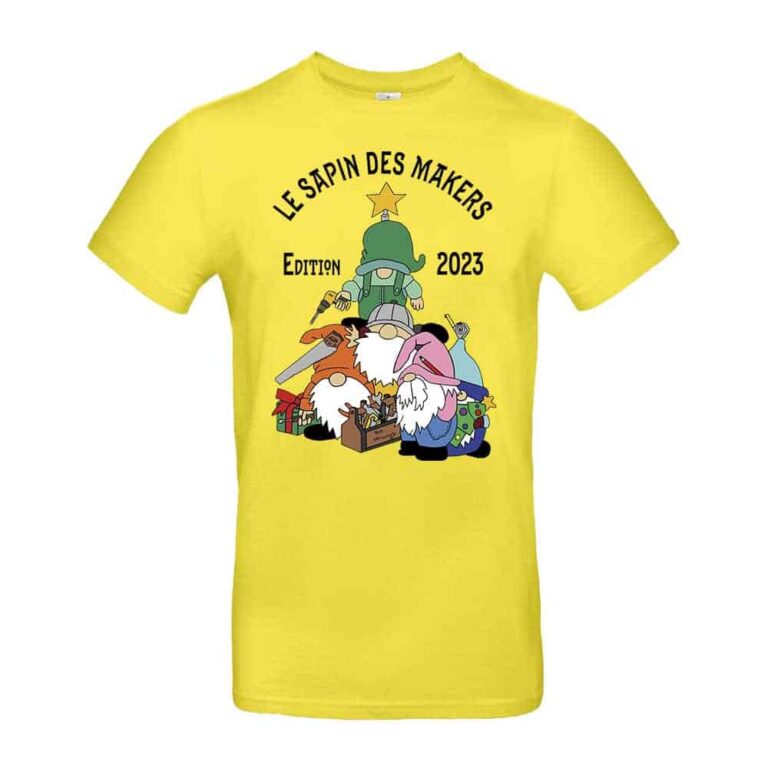 tee shirt sapin des makers les creations de pepito edotion noel 2023