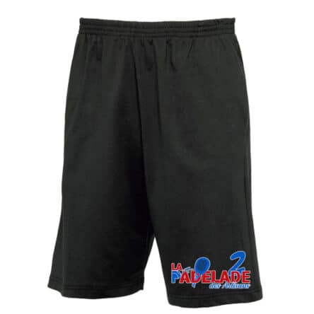 Short noir avec logo La Padelade 2.