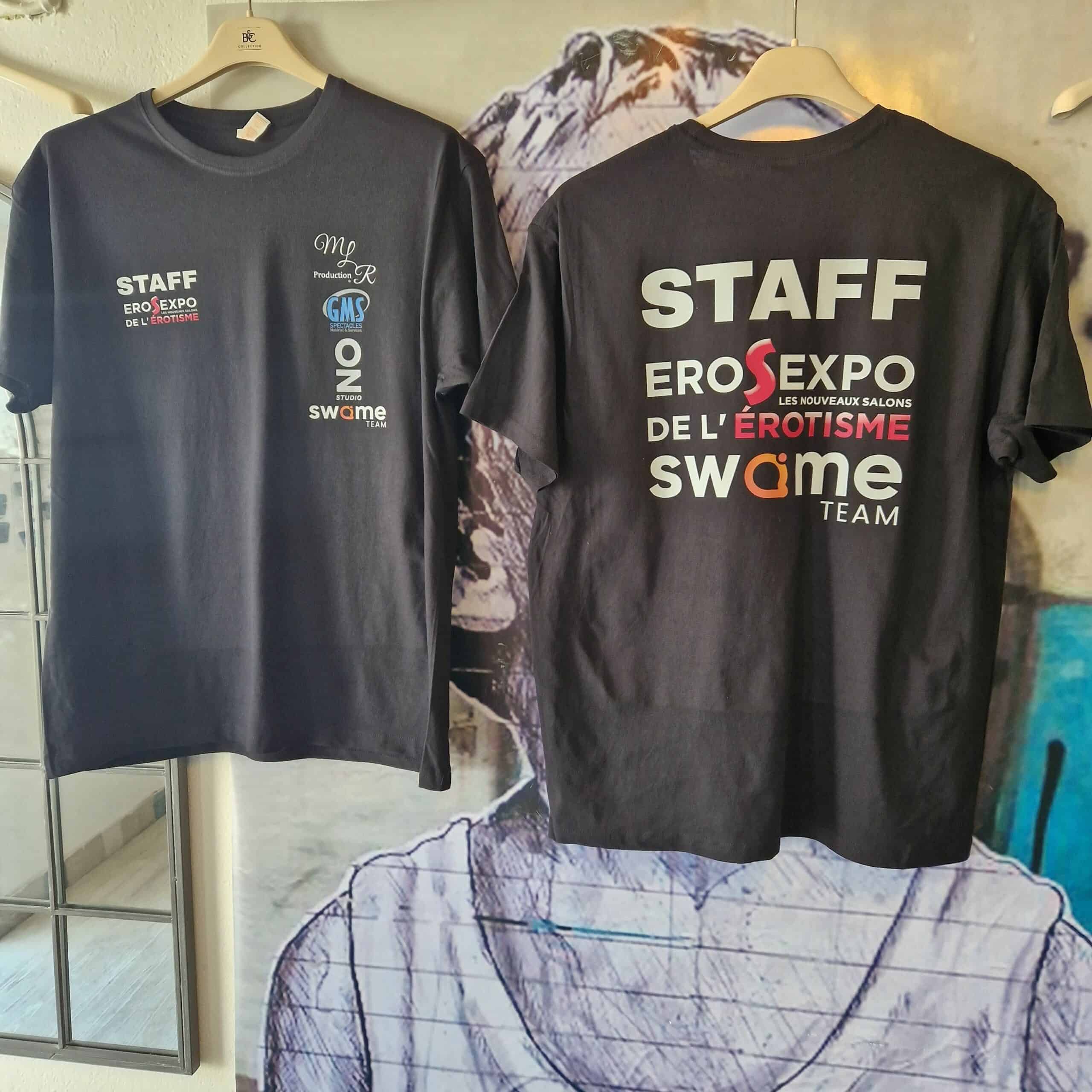 DTF – t-shirt staff Erosexpo