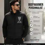 bodywarmer personnalisé sans manches – doudoune légère chaude et imperméable