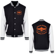 Veste noire et blanche avec logo Dream Vallée.