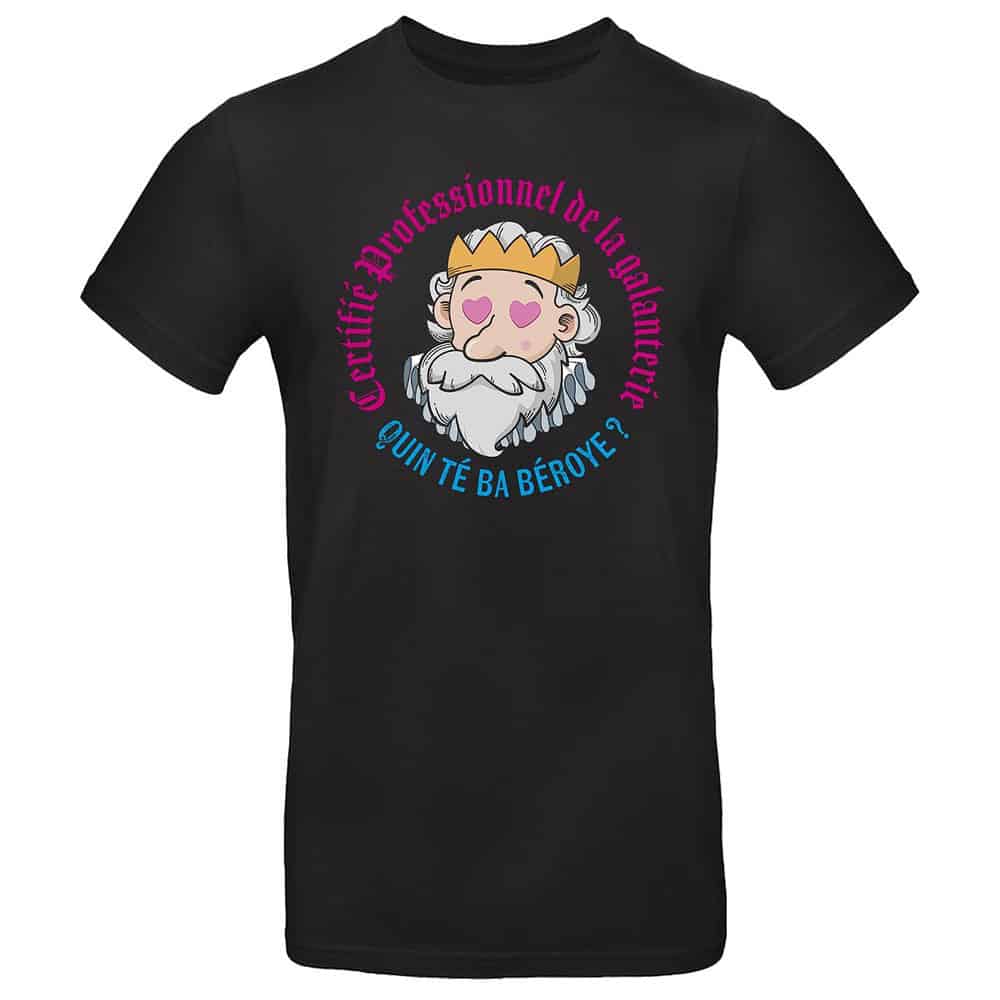 T-shirt humoristique avec dessin de henri 4