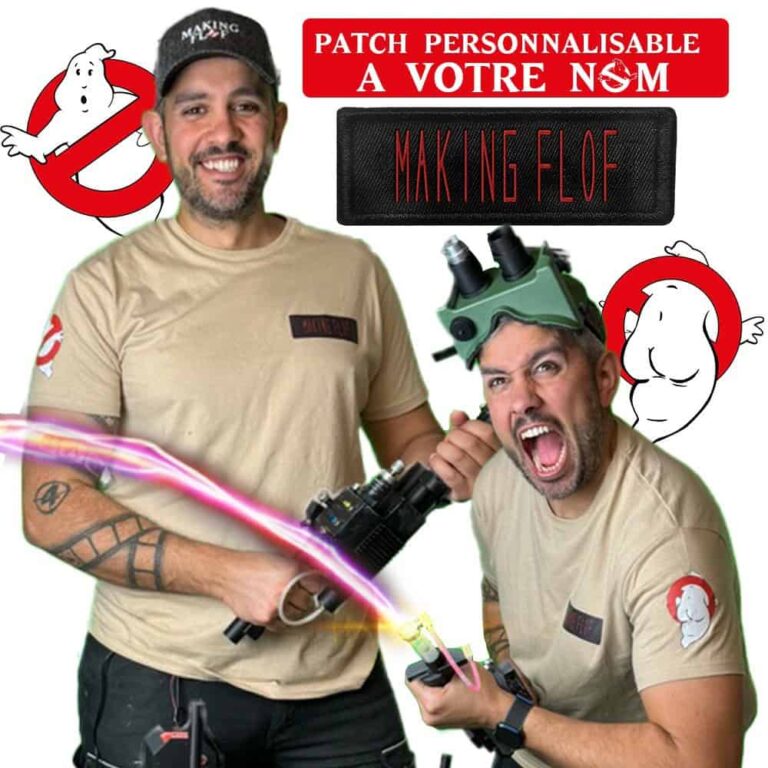 T shirt Ghostbuster Making Flof personnalisé porté édition collector