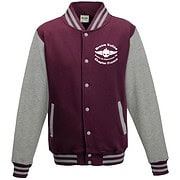 Veste varsity bordeaux et grise Dream Vallée