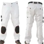 pantalon peintre plaquiste blanc Ilkott PY57 personnalisable genouillères 3D